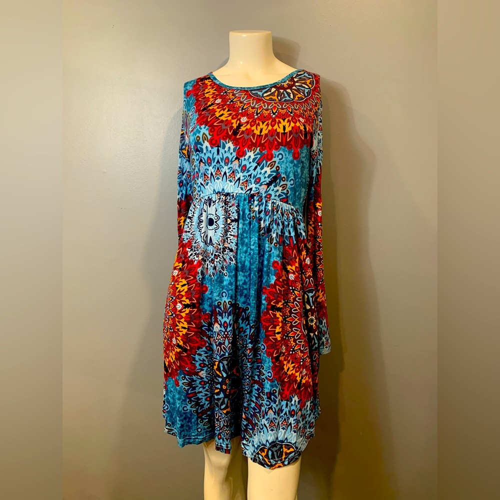Women’s vibrantly printed Maxi dress